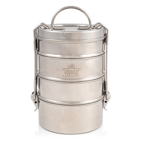 indian steel lunch box|large tiffin lunch box.